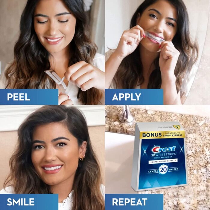 Crest 3D Whitestrips, Professional Effects, Teeth Whitening Strip Kit