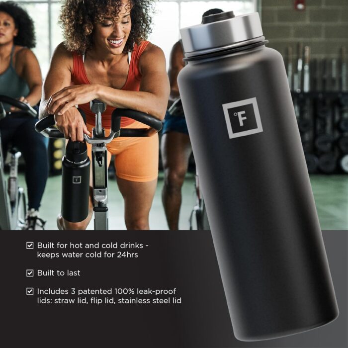 IRON °FLASK Sports Water Bottle – Stainless Steel Gym & Sport Bottles